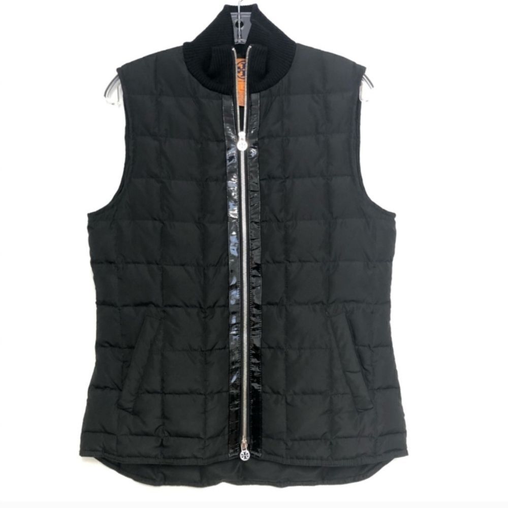 Tory Burch Black Puffer Vest